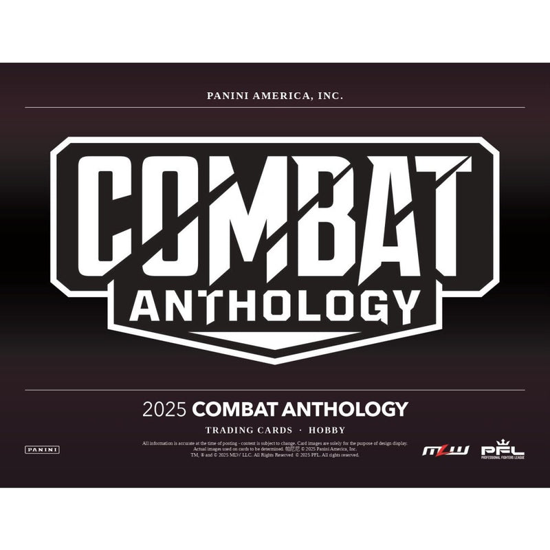 2025 Panini Combat Anthology Hobby Box