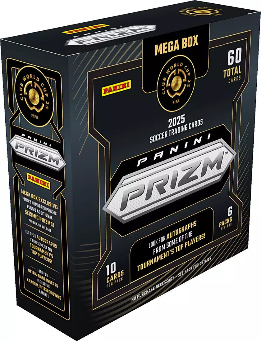 2025 Panini Prizm FIFA Club World Cup Soccer Hobby Mega Box