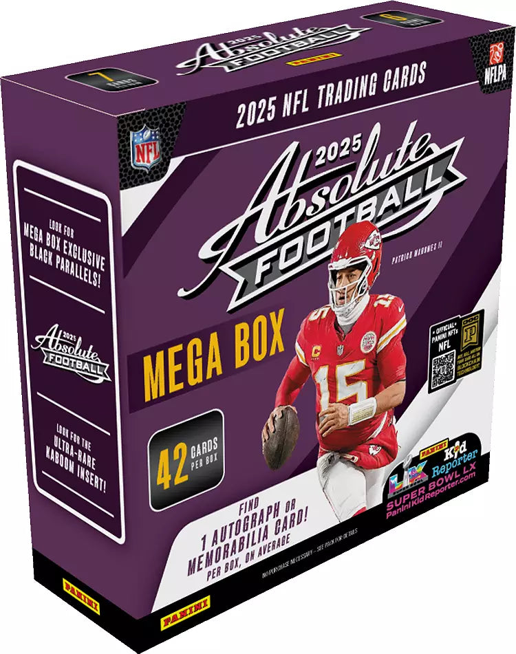2025 Panini Absolute Football Hobby Mega Box