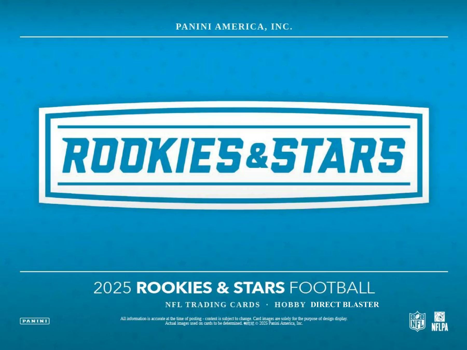 2025 Panini Rookies and Stars Football Gravity Feed 6 Box Case