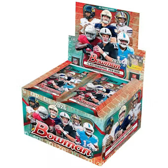 2026 Bowman Football Jumbo 8-Box Case