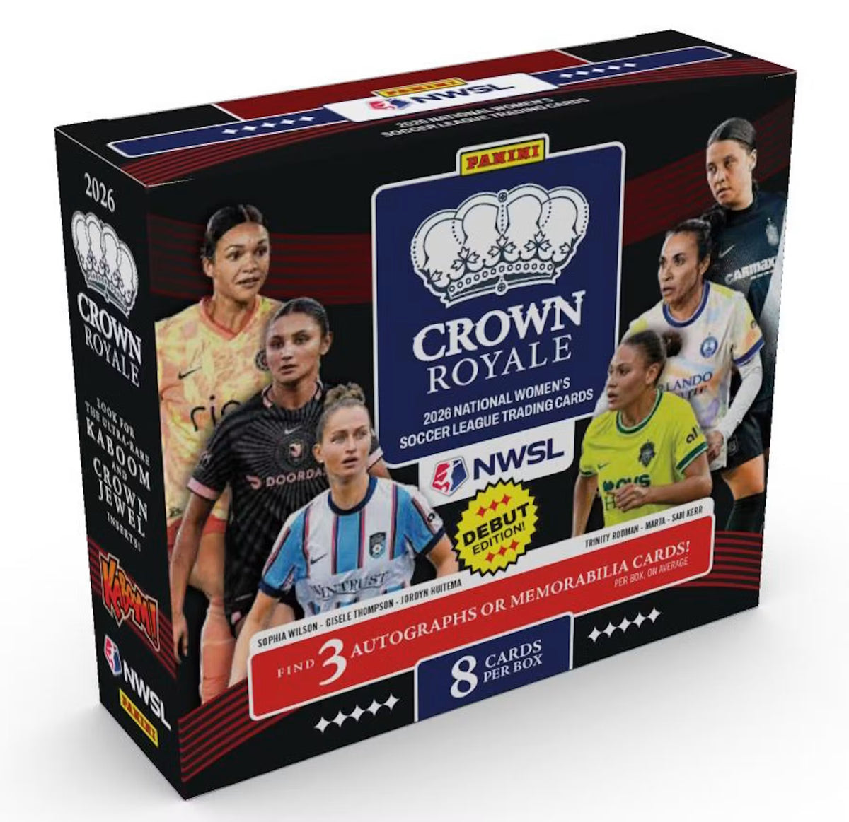 2026 Panini Crown Royale NWSL Soccer Hobby Box