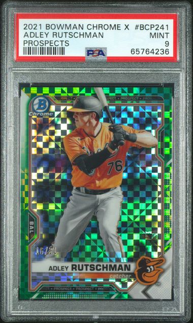 Adley Rutschman 2021 Bowman Chrome X 