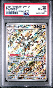 Magneton Pokémon Scarlet Violet Black Star Promo #159 PSA 10