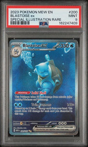 Blastoise Pokémon 151 Special Illustration Rare #200/165 PSA 9