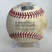 Aaron Judge MLB Game Used Foul Form 2017 ALDS 10/08/17