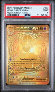 Mega Gardevoir ex Pokémon Mega Evolution Mega Hyper Rare #187/132 PSA 9