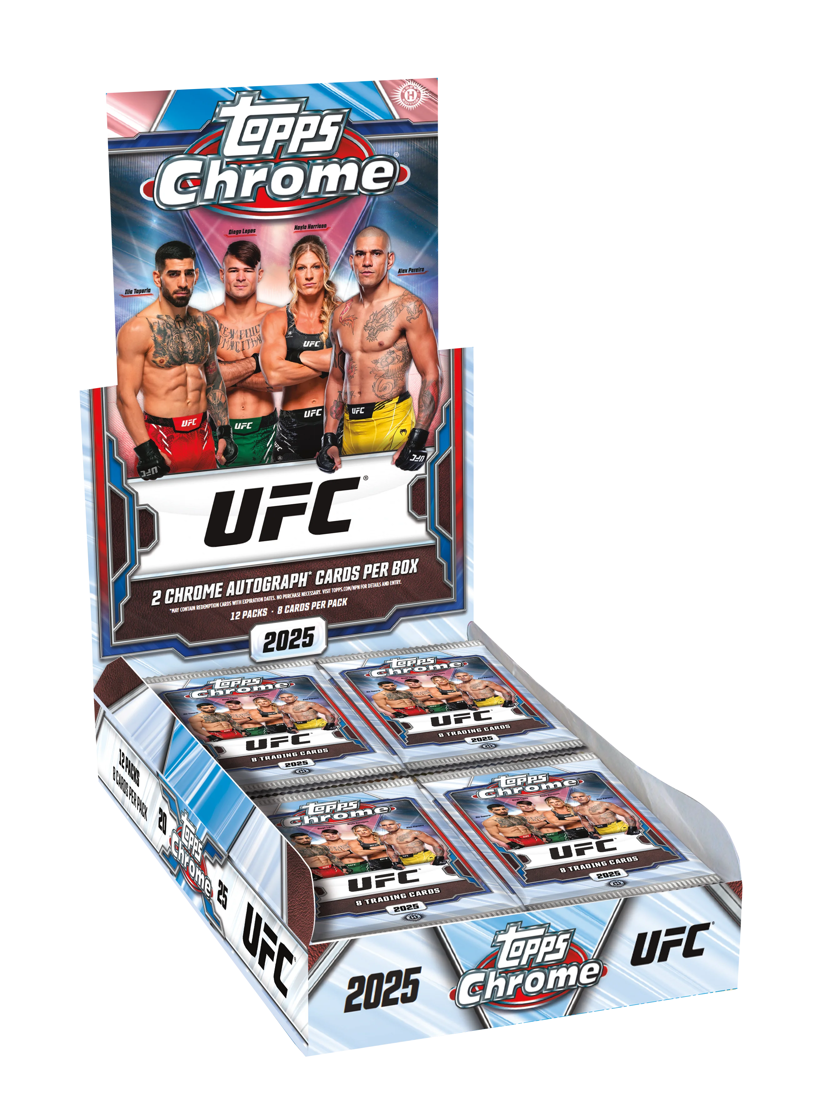 2025 Topps UFC Chrome Hobby Box