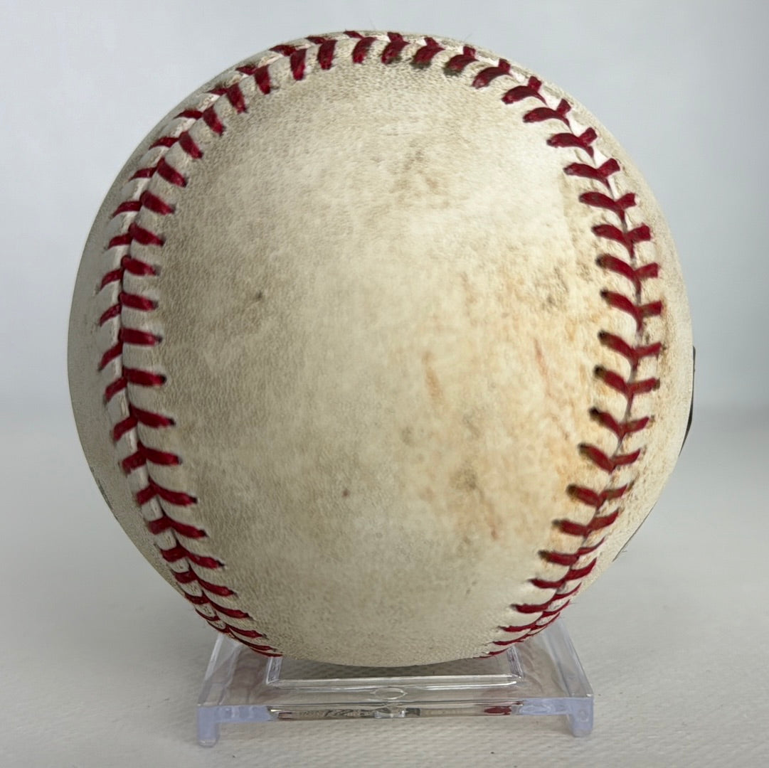 Aaron Judge MLB Game Used Foul Form 2017 ALDS 10/08/17