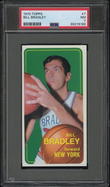 Bill Bradley 1970 Topps #7 PSA 7