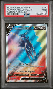 Dialga V 2022 Pokemon Astral Radiance Full-Art #177/189 PSA 9
