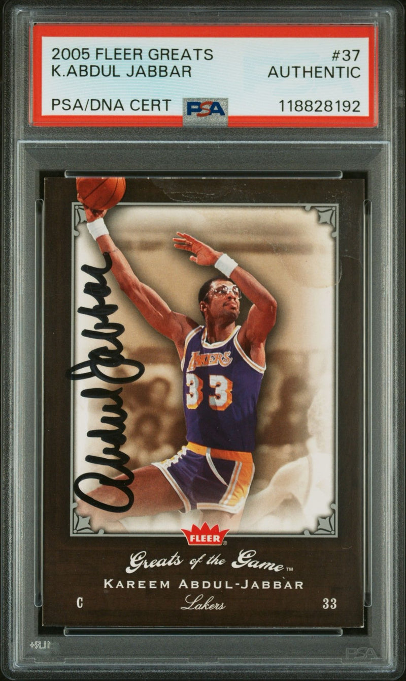 Kareem Abdul-Jabbar 2005-06 Fleer Greats of the Game 
