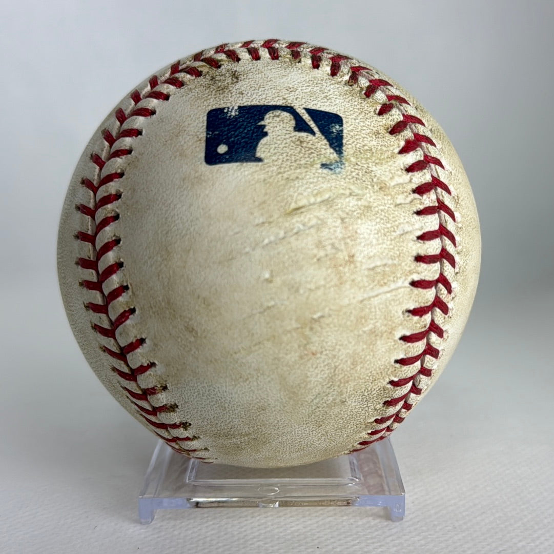 Manny Machado MLB Game Used Triple Career Hit 814 Triple 9 08/13/17