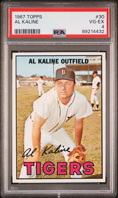 Al Kaline 1967 Topps #30 PSA 4