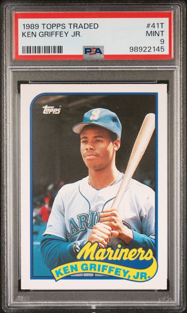 Ken Griffey Jr. 1989 Topps Traded Rookie Card #41T PSA 9