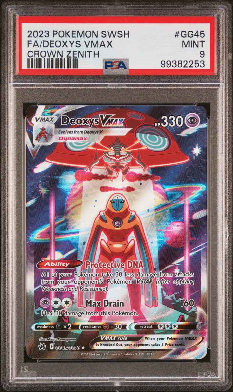 Deoxys VMAX 2023 Pokemon Crown Zenith Galarian Gallery 