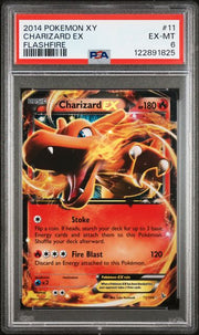 Charizard EX Pokémon XY Flashfire Ultra-Rare #11/106 PSA 6