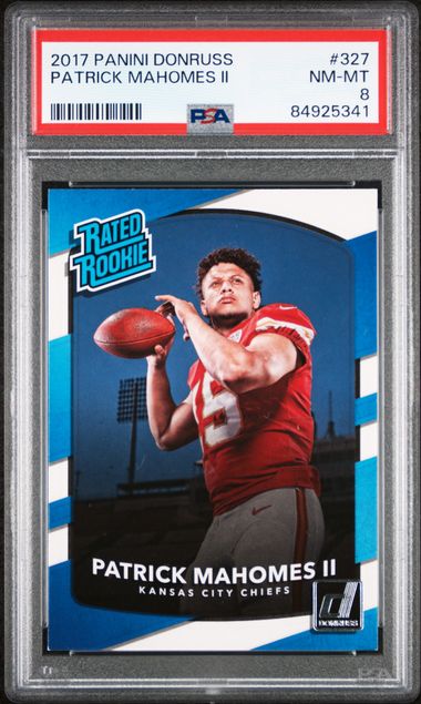 Patrick Mahomes 2017 Panini Donruss Rated Rookie 