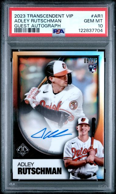 Adley Rutschman 2023 Topps Transcendent Collection VIP Auto 