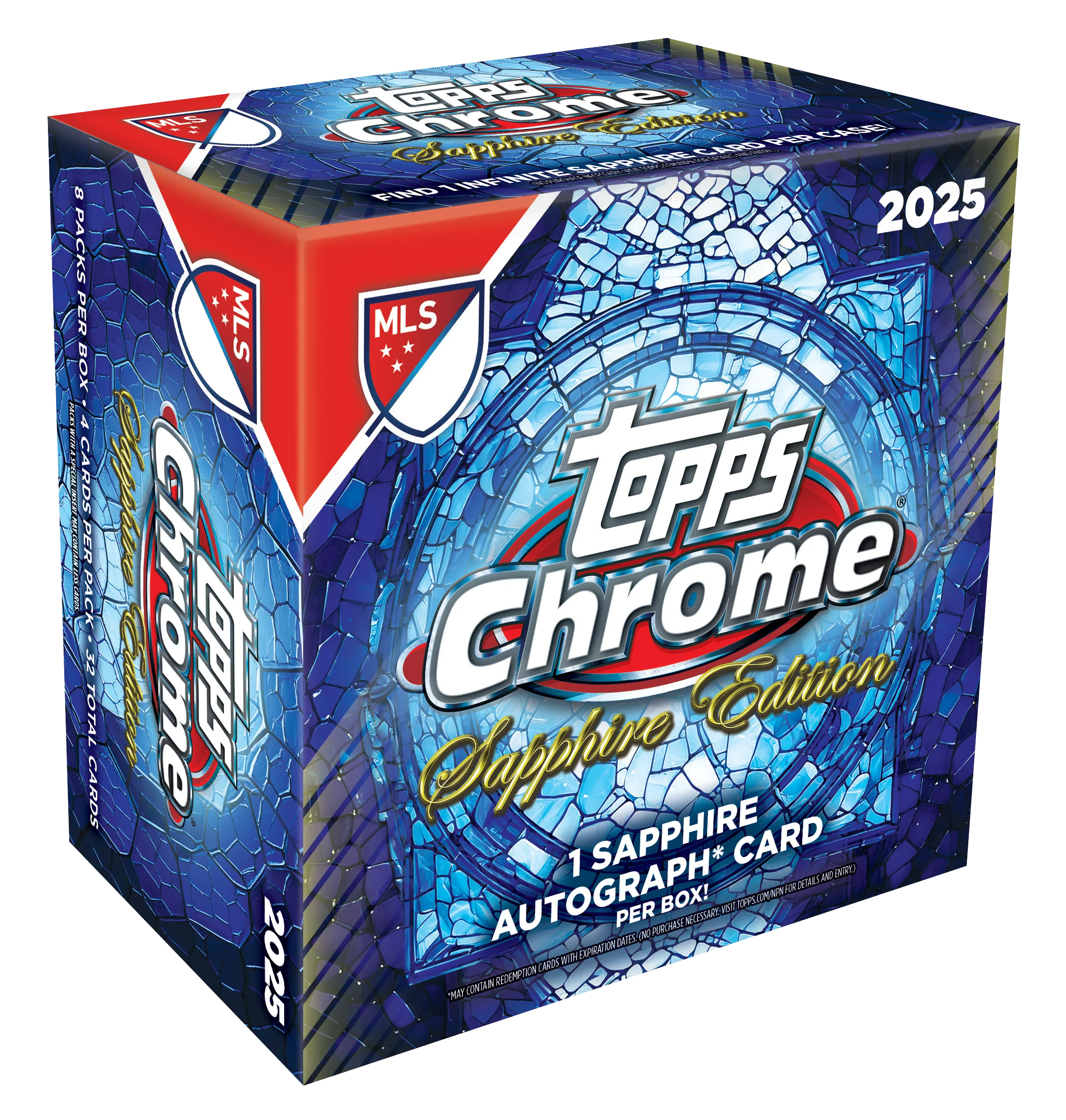 2025 Topps Chrome MLS Sapphire Edition Box