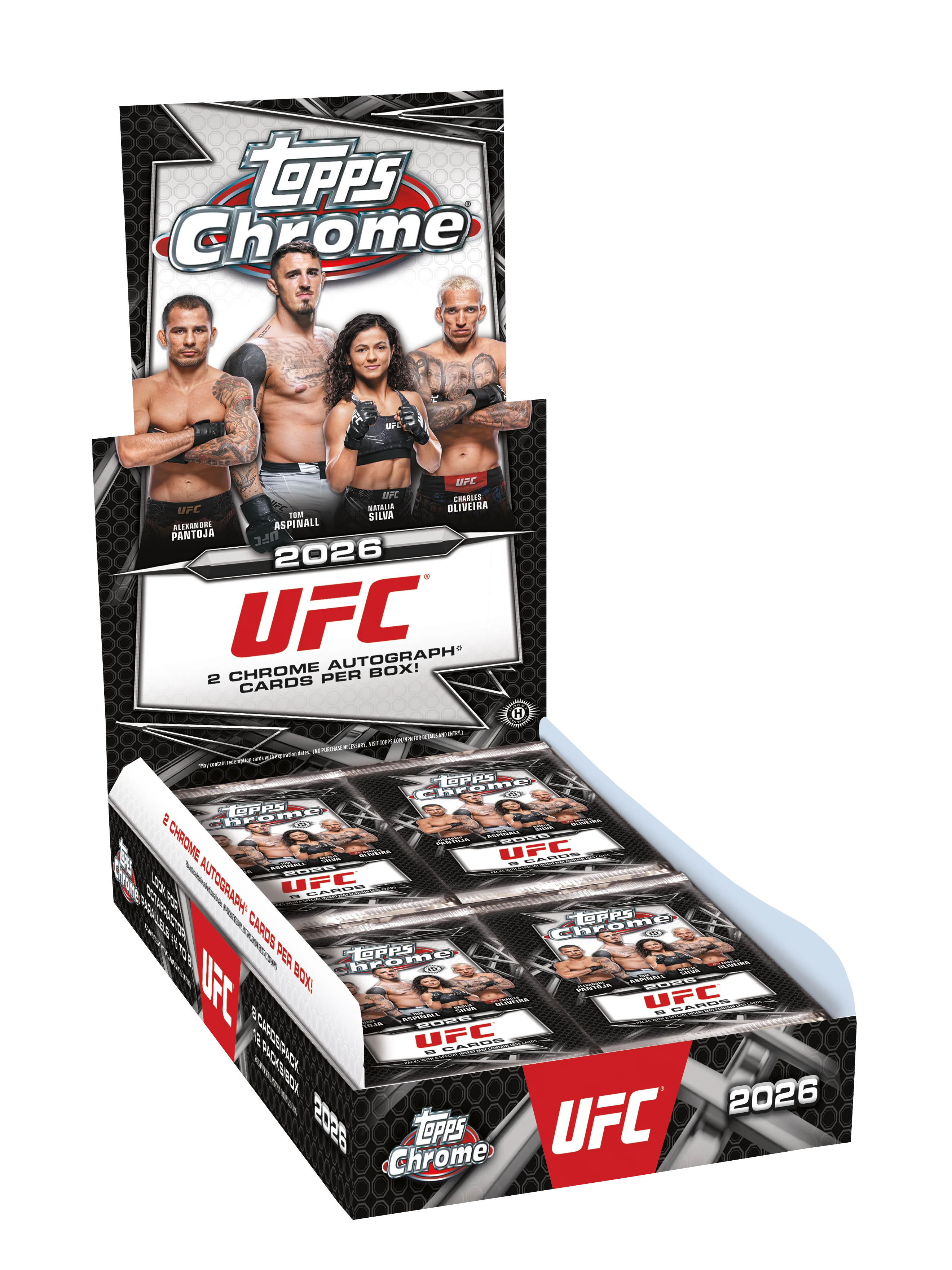 2026 Topps Chrome UFC Hobby Box
