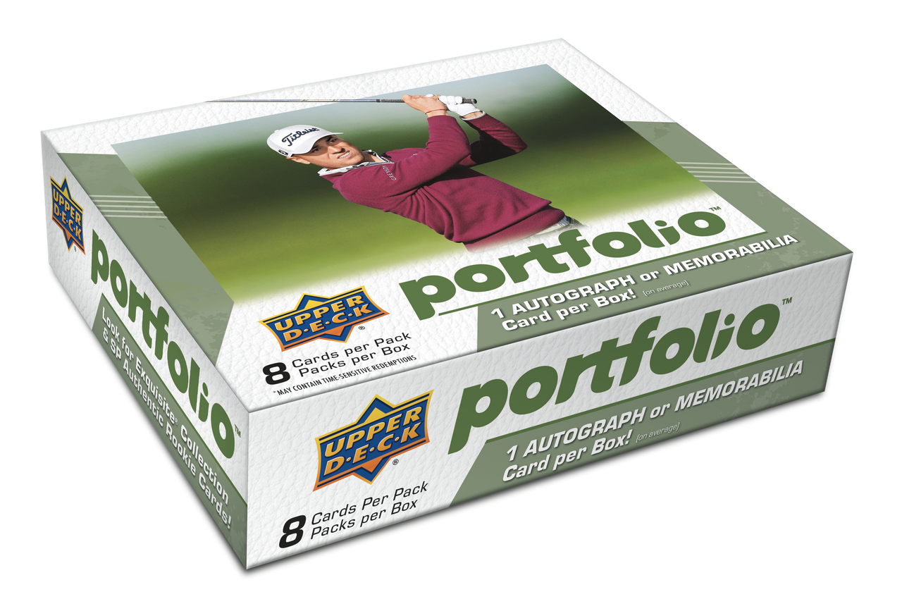 2024 Upper Deck Portfolio Golf Hobby 16 Box Case [Contact Us To Order]