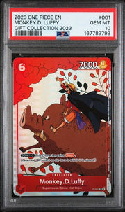 Monkey.D.Luffy One Piece Gift Collection 2023 P-001 Promo PSA 10