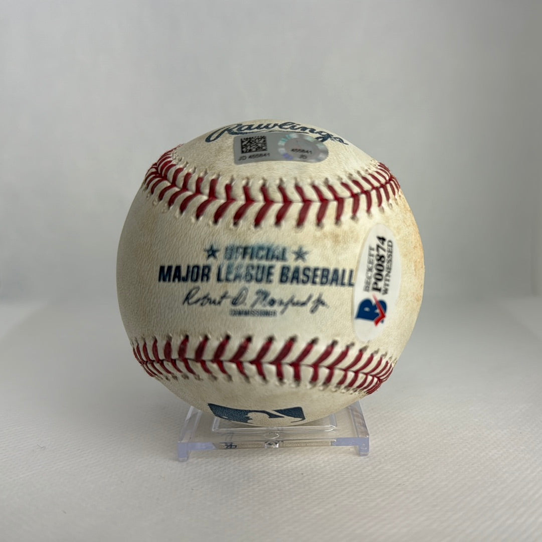 Juan Soto Autographed MLB Game Used From MLB Debut 05/20/18