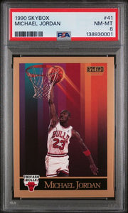 Michael Jordan 1990 Skybox PSA 8