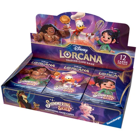 Disney Lorcana Shimmering Skies Booster Box Case