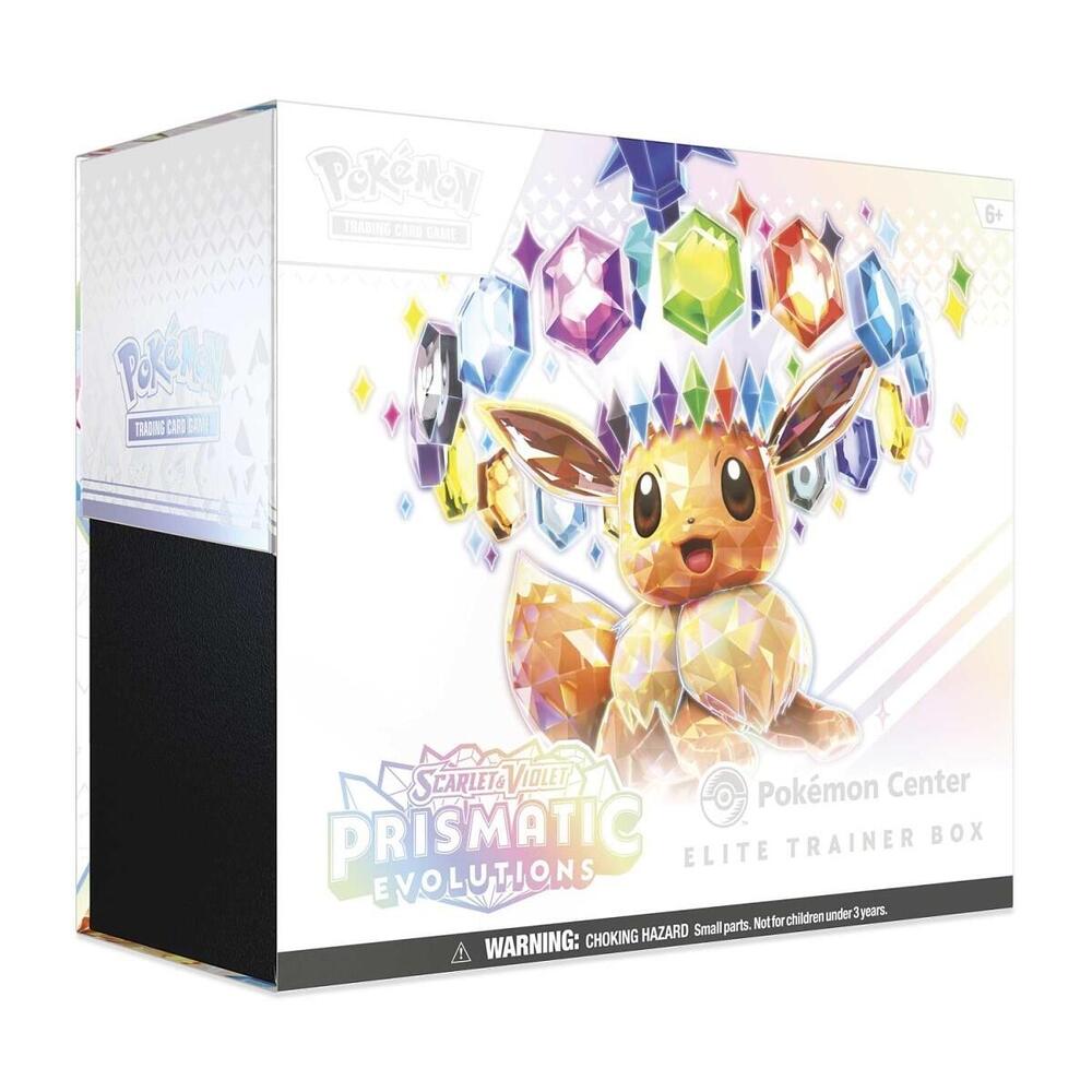 Pokémon Scarlet & Violet Prismatic Evolutions Pokémon Center Elite Trainer Box