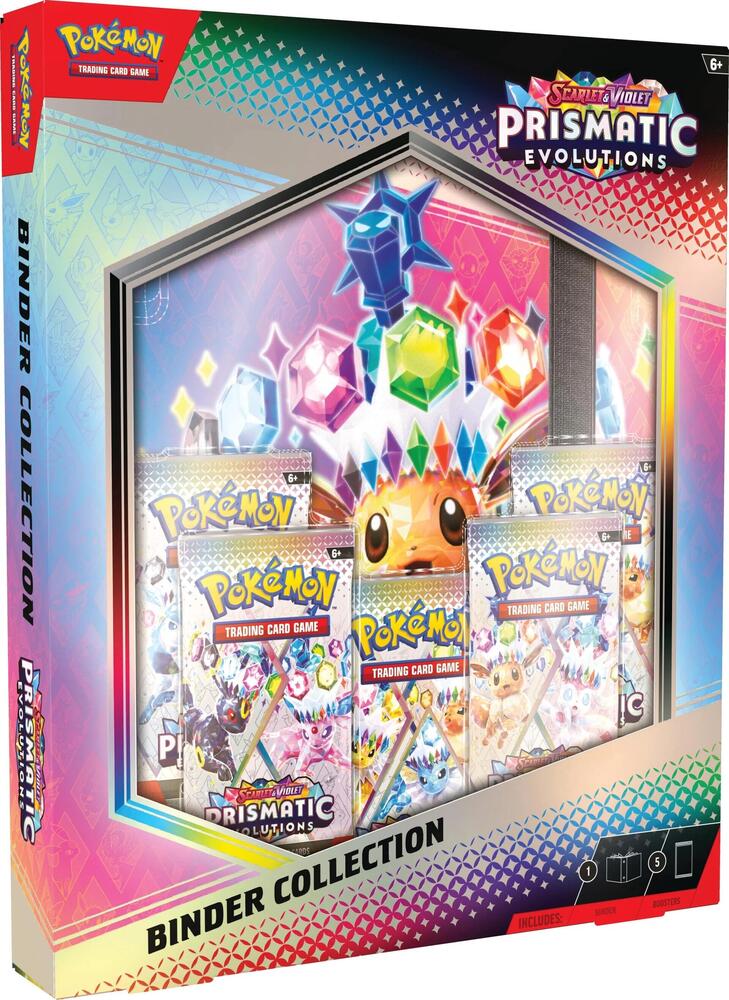 Pokémon Scarlet and Violet Prismatic Evolutions Binder Collection