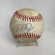 Mike Trout Autographed MLB Game Used Pitch In Dirt 05/02/15
