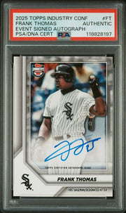 Frank Thomas 2025 Topps Industry Conference autograph PSA Authentic
