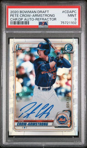 Pete Crow-Armstrong 2020 Bowman Draft 1st Auto /499 PSA 9