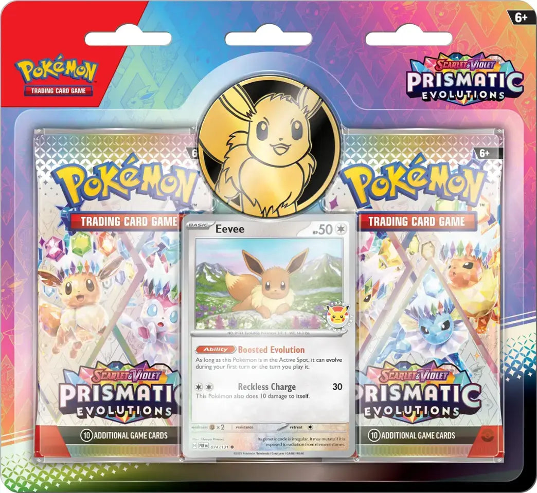 Pokémon Scarlet & Violet Prismatic Evolutions 2-Pack Blister