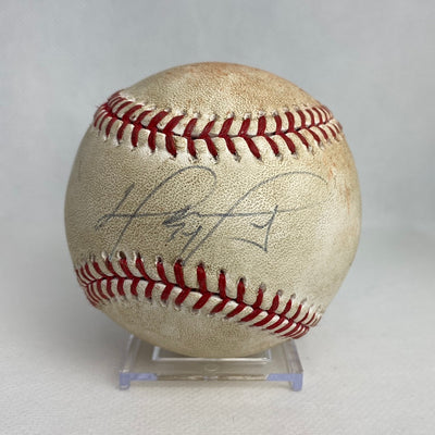 David Ortiz Autographed MLB Game Used 05/20/16