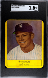 Mickey Mantle 1955 Stahl-Meyer Franks SGC 1.5