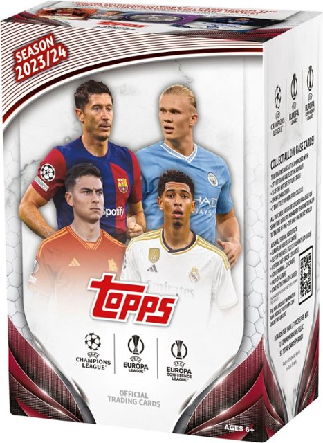 2023-24 Topps UEFA Club Competitions Soccer 7-Pack Blaster Box