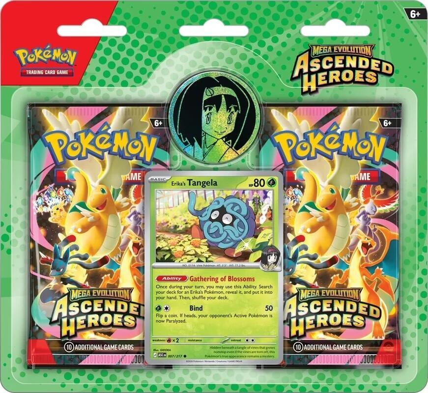 Pokémon Mega Evolution Ascended Heroes Collection - Erika and Larry