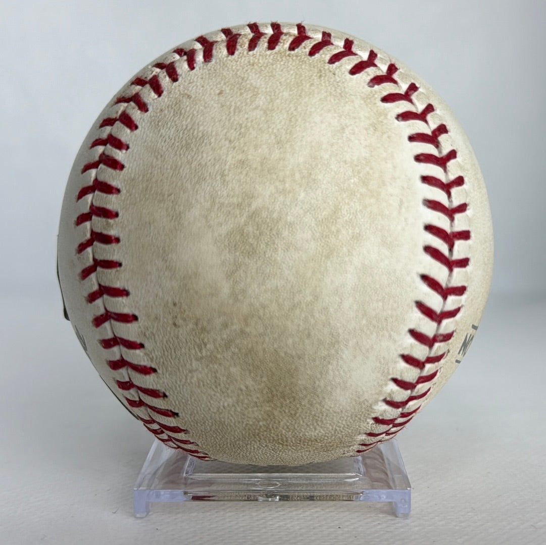 Aaron Judge MLB Game Used Foul Form 2017 ALDS 10/08/17