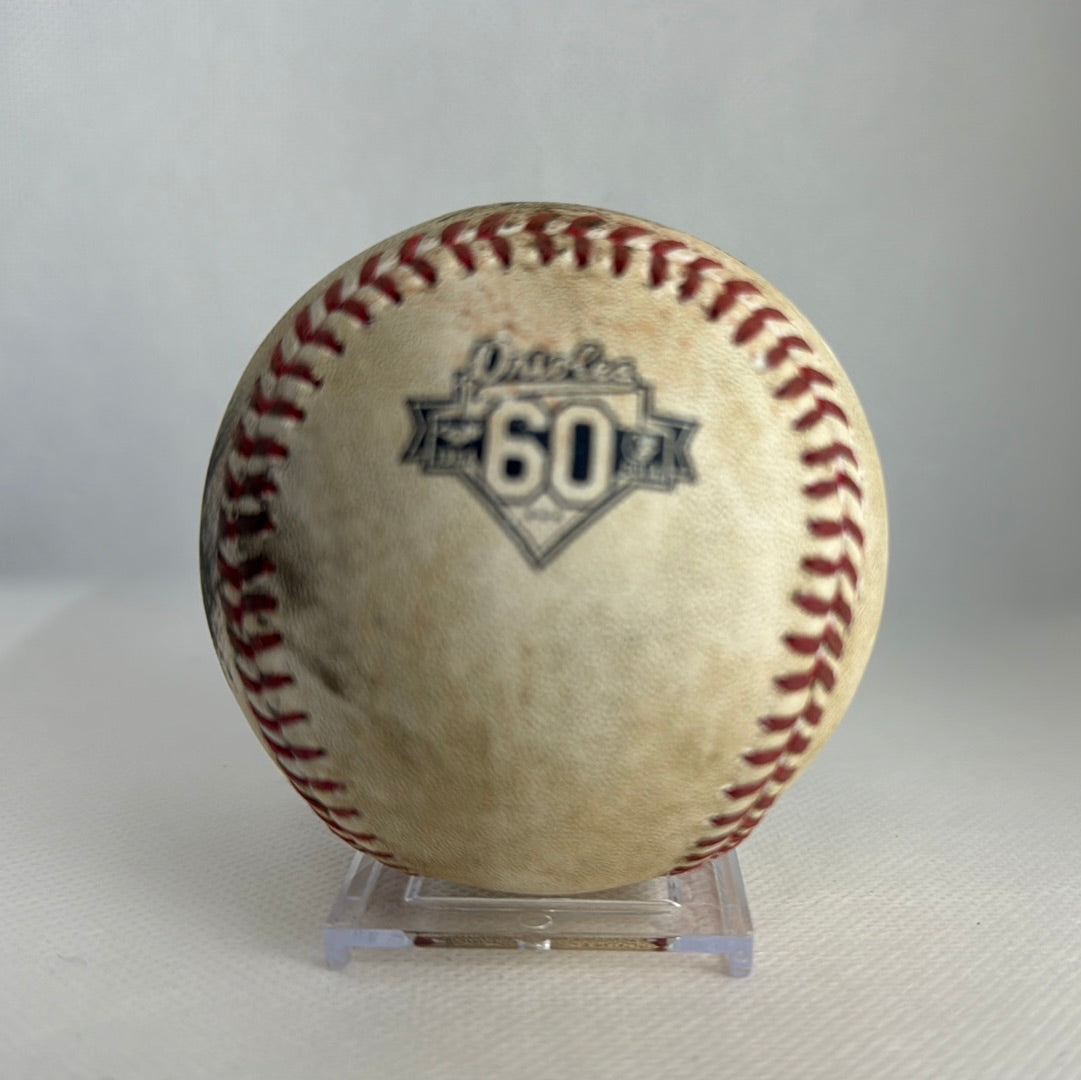 Derek Jeter MLB Game Used Foul 07/11/14