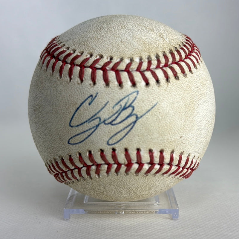 Cody Bellinger Autographed MLB Game Used Double Career Hit 207 Double 47 07/11/18