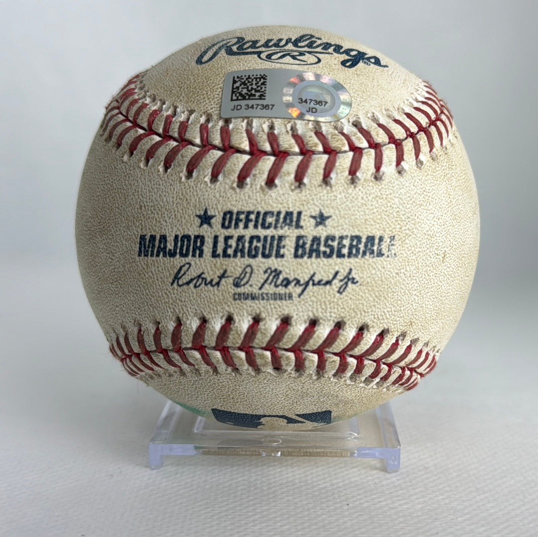 Fernando Tatis Jr. MLB Game Used Double Career Hit 12 Double 3 RBI 8 04/12/19