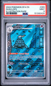 Dusclops 2024 Pokemon Shrouded Fable Illustration rare #069/064 PSA 9