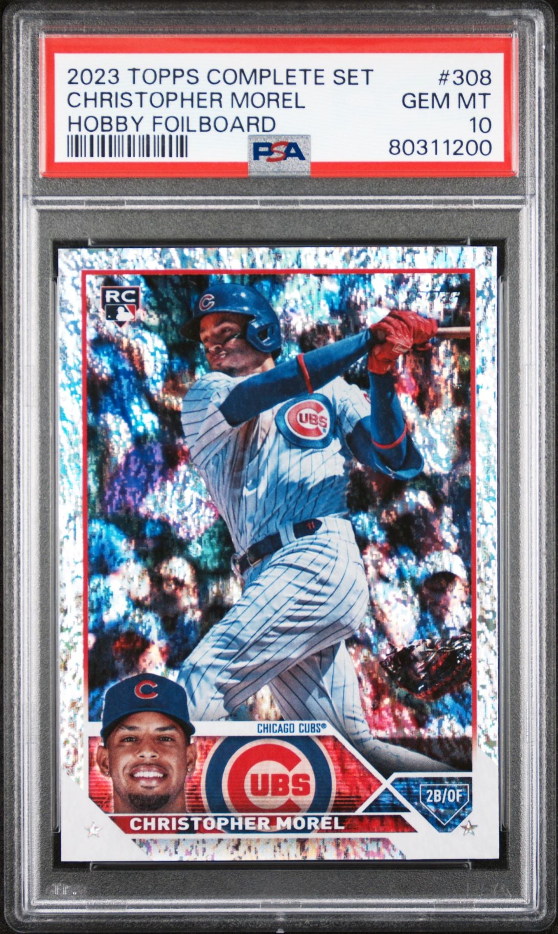 Chistopher Morel 2023 Topps Complete Set Hobby Foilboard #'d 356/426 PSA 10