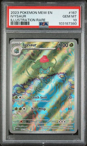 Ivysaur Pokémon 151 Illustration Rare #167/165 PSA 10