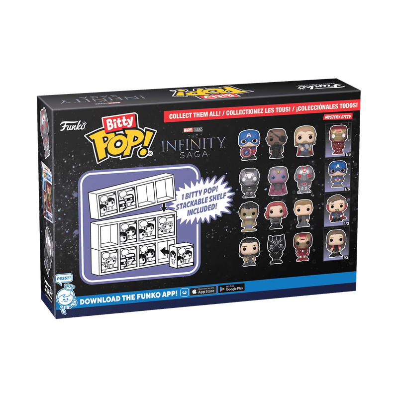 Bitty Pop! Marvel The Infinity Saga 4-Pack Series 4