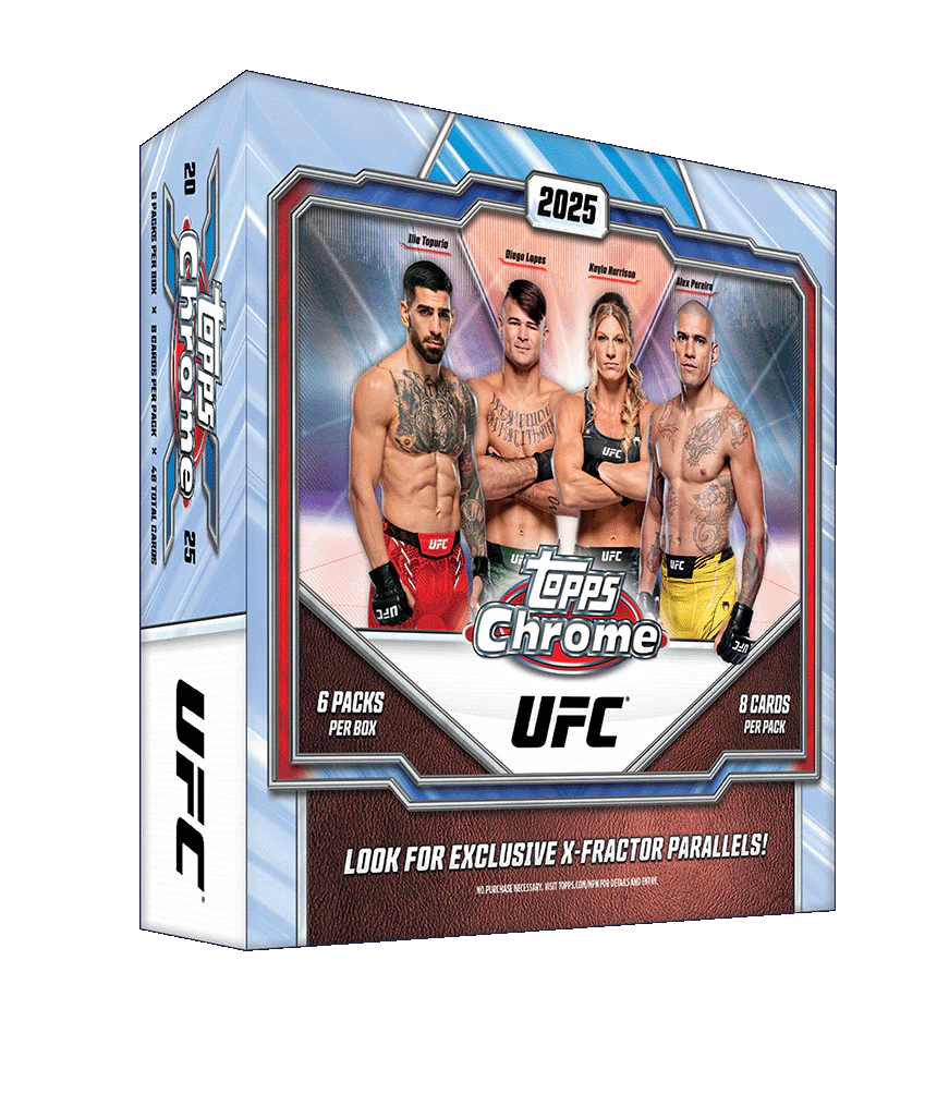 2025 Topps UFC Chrome Mega 20 Box Case