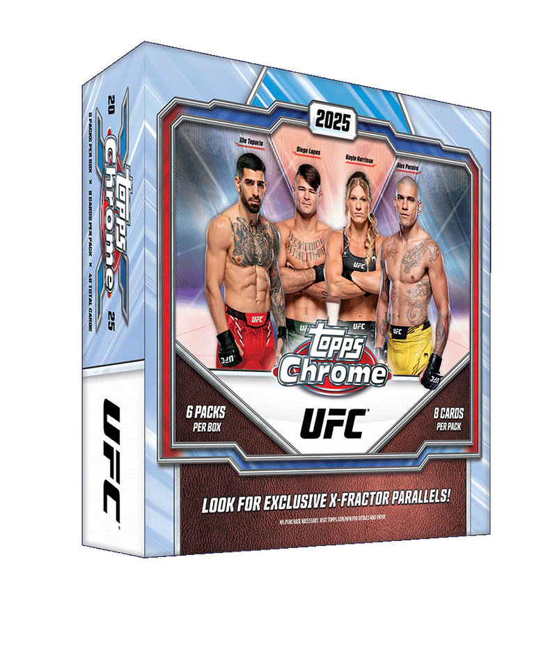 2025 Topps UFC Chrome Mega 20 Box Case
